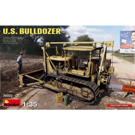 1/35 US Bulldozer Crawler (continuous tracked tractor)