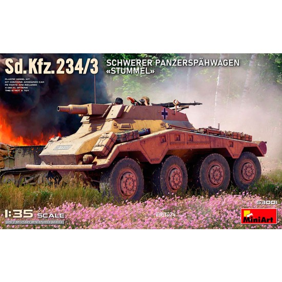 1/35 SdKfz.234/3 Schwerer Panzerspahwagen 'Stummel'