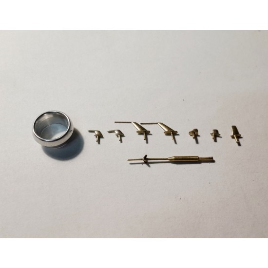 1/72 Piper PA-47 Air Intake, Pitot, Antenna for Amodel kits