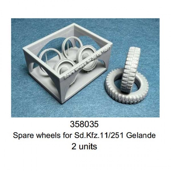 1/35 SdKfz.11/251 Spare Wheels