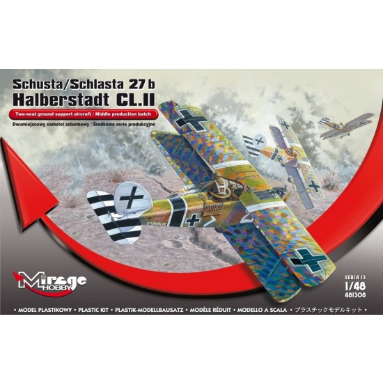 1/48 Schusta/Schlasta 27B Halberstadt CL.II 2-Seat Ground Support Aircraft