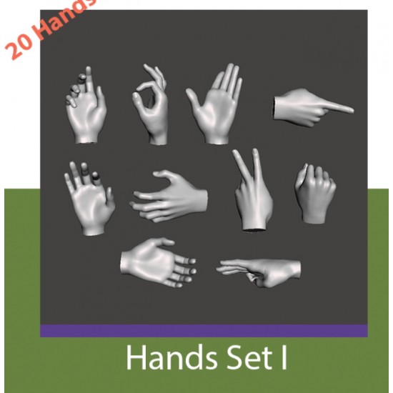 1/35 Hands Set #1