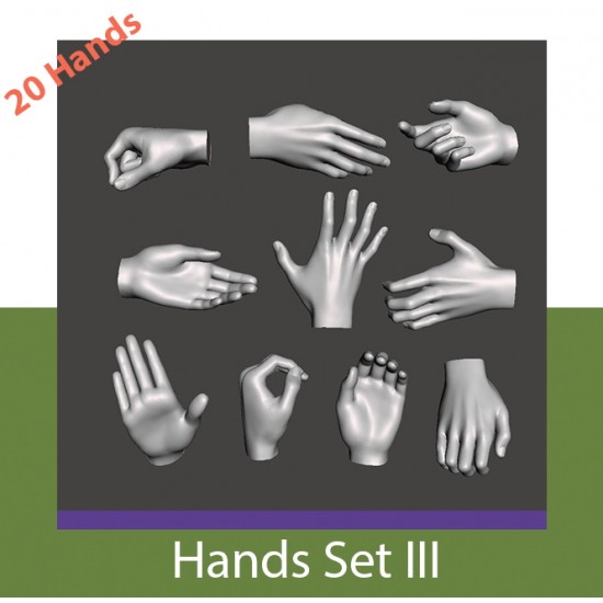 1/35 Hands Set #3