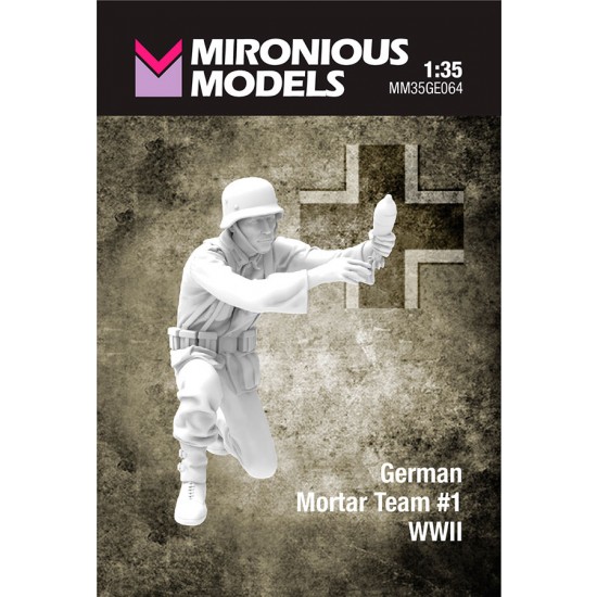 1/35 WWII German Mortar Team #1