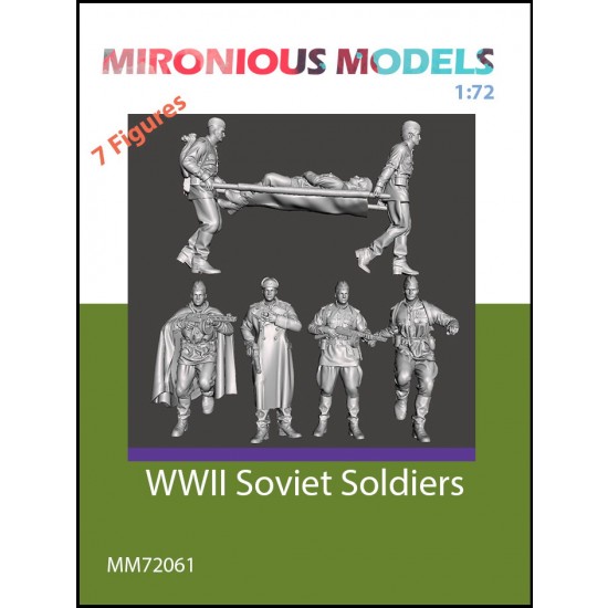 1/72 WWII Soviet Soldiers (7 figures)