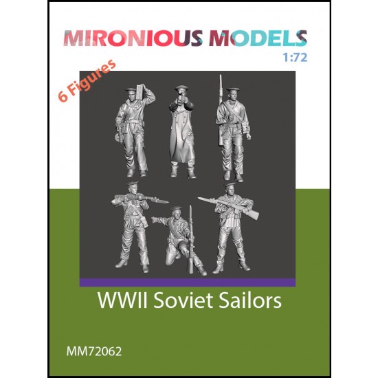 1/72 WWII Soviet Sailors (6 figures)