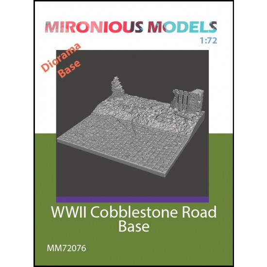 1/72 WWII Cobblestone Road Base