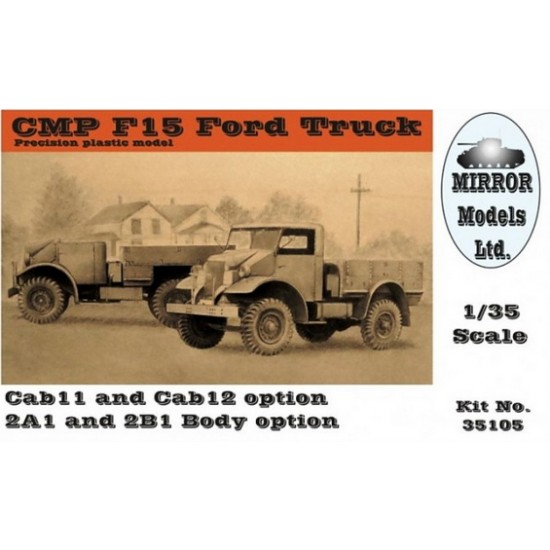 1/35 CMP F15 Ford Truck (Option 1: Cab 11 and 12, Option 2: 2A1 and 2B1)