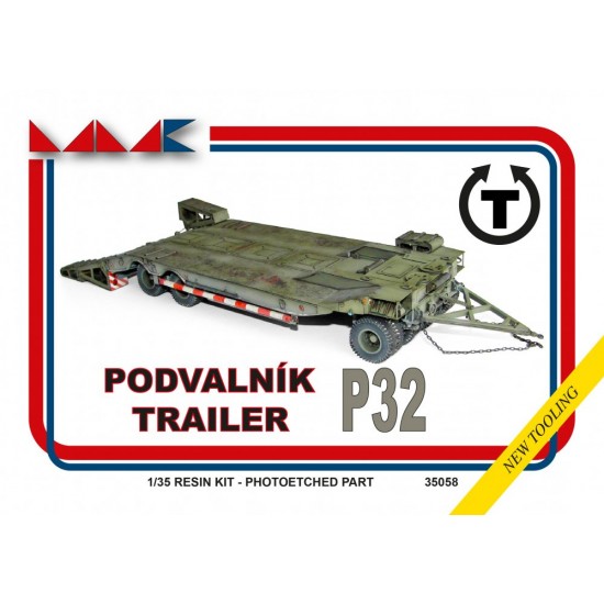 1/35 P32 Flat Bed Trailer Transport