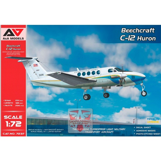 1/72 Beechcraft C-12A/C/U Huron Turboprop Transporter