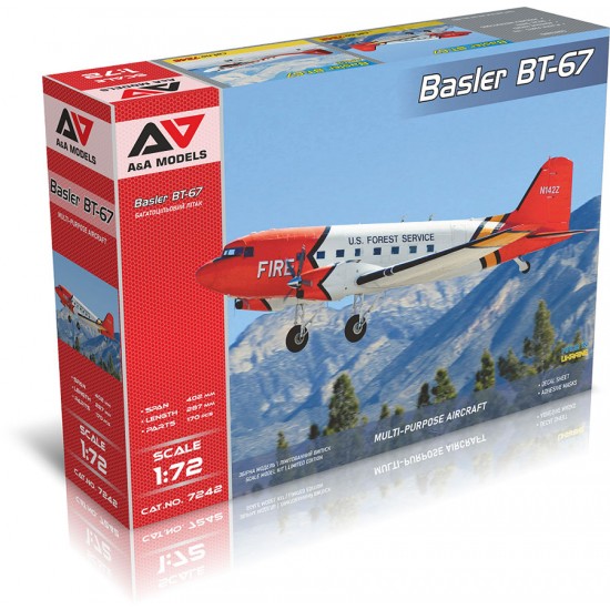 1/72 Basler BT-67 (DC-3) Turboprop Utility Aircraft