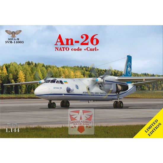 1/144 NATO Antonov An-26 Curl Transport Airplane