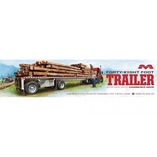 1/25 48' Cambered Trailer