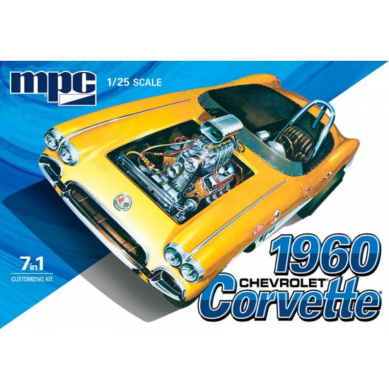 1/25 1960 Chevy Corvette 7-in-1