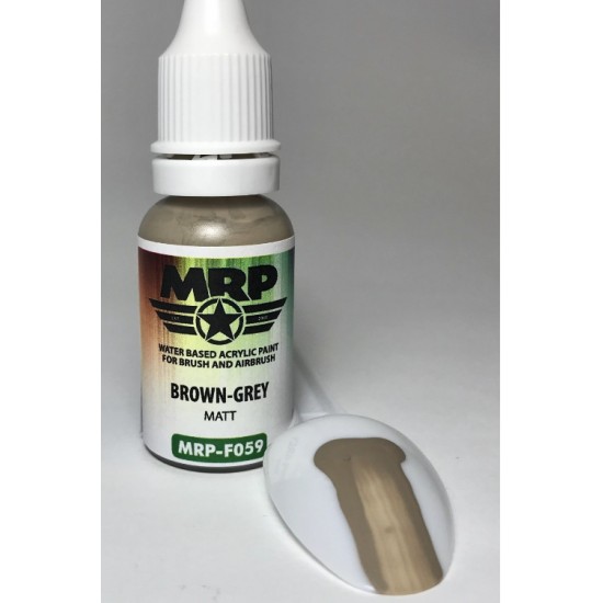 Acrylic Paint for Figure - Brown-Grey Matt (17ml)