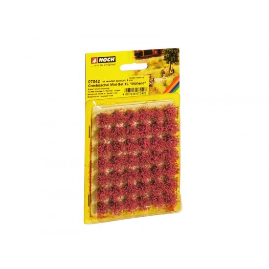 Grass Tufts XL"Blooming" (red, 42pcs, 12mm)