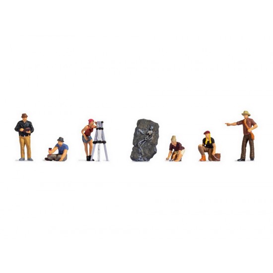 HO Scale Archaeologists (6 figures w/accessories)