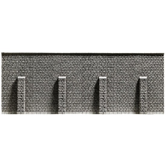 N Scale Retaining Wall (Extra Long, 39.6 x 7.4 cm)