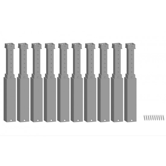 HO, TT, N Scale Easy-Track Railway - Height-Adjustable Pillars (80 mm - 138 mm)