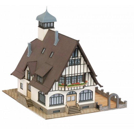 N Tavern with Beer Garden (10.3 x 9.4 cm, 10.1 cm high, Laser cut)