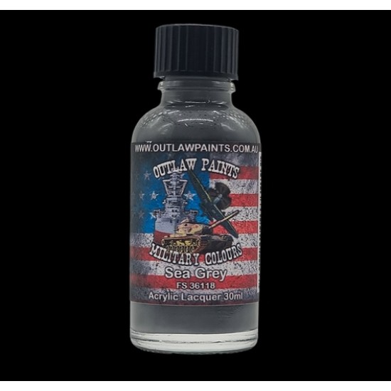 US Military Colour - #Sea Grey OP13 FS36118 (30ml, acrylic lacquer)