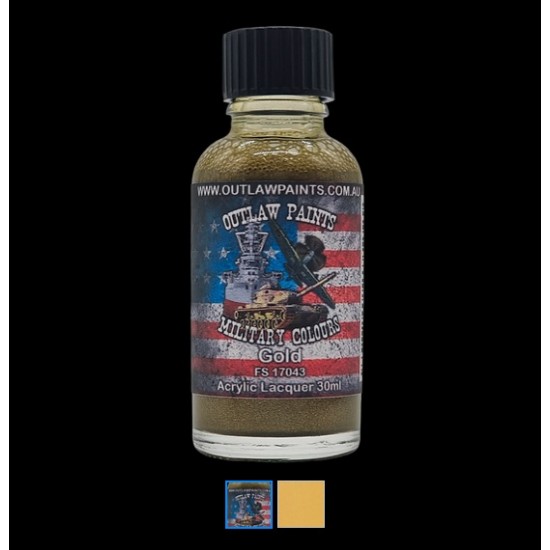 US Military Colour - #Gold OP39 FS34272 (30ml, acrylic lacquer)