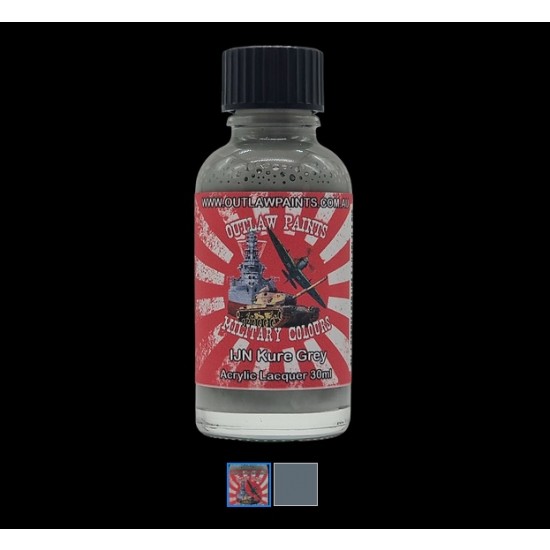 Japanese Military Colour - #IJN Kure Grey (30ml, acrylic lacquer)