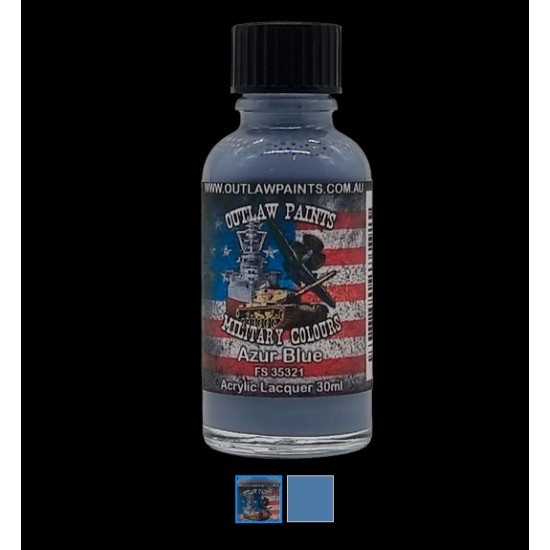 US Military Colour - #Azur Blue FS35321 (30ml, acrylic lacquer)