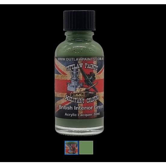 British Military Colour - #Interior Green (30ml, acrylic lacquer)