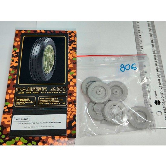 1/35 Autoblinda 40/41 Road Wheels (Pirelli Libia)