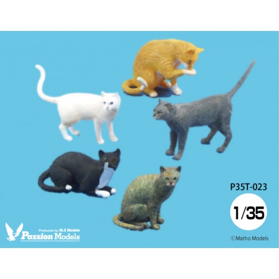 1/35 Cats For Cat Lovers (5pcs)