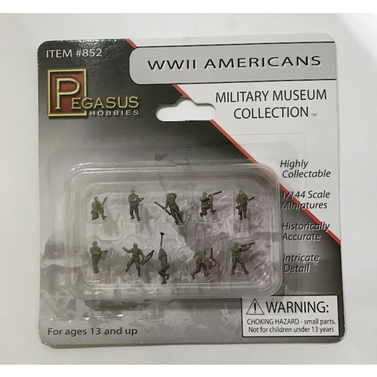 1/144 WWII Americans (10 figures)