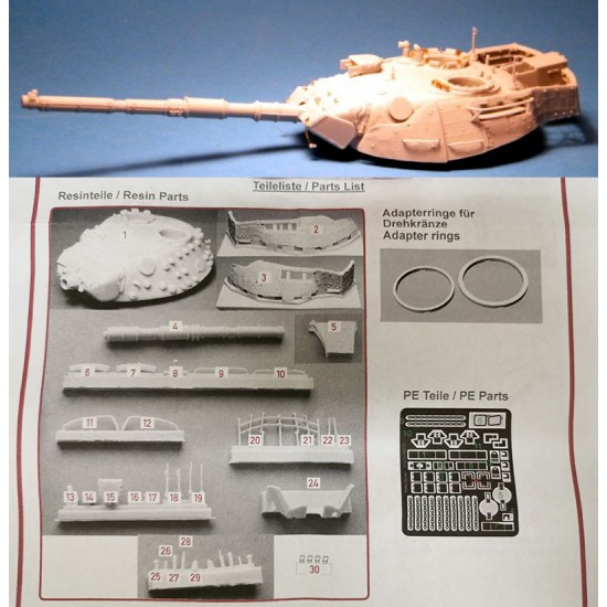 1/35 Leopard 1A5 Turret Conversion set for Revell/Italeri/Meng/HobbyBoss kits