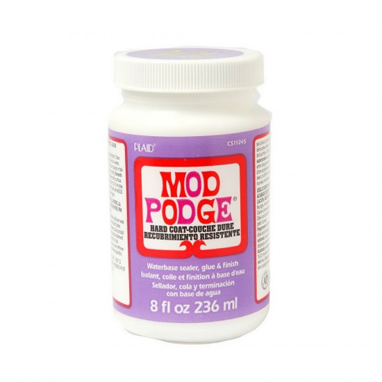 Mod Podge Hard Coat #CS11245 (8oz/236ml) - Waterbase Sealer, Glue & Finish