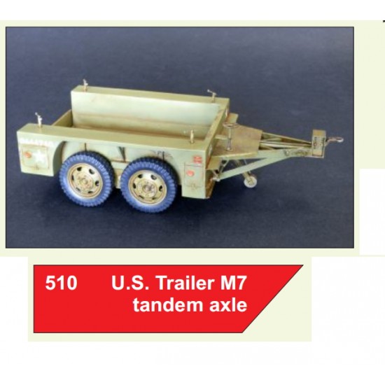 1/35 US Trailer M7 Tandem Axle