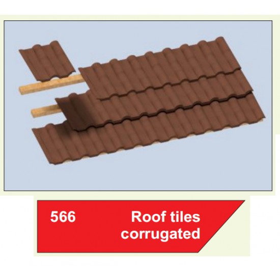 1/35 Roof Tiles Corrugated