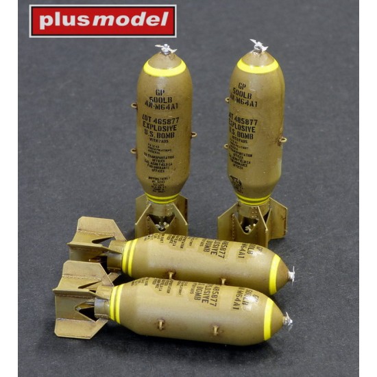 1/48 US Bombs 500lb (4pcs)