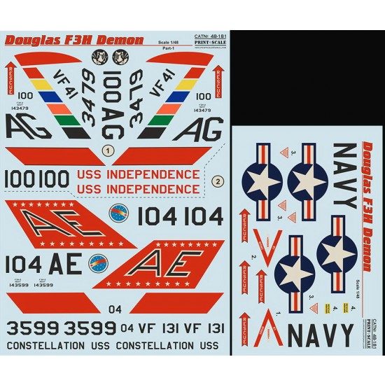 Decals for 1/48 Douglas F3F Demon Part 1