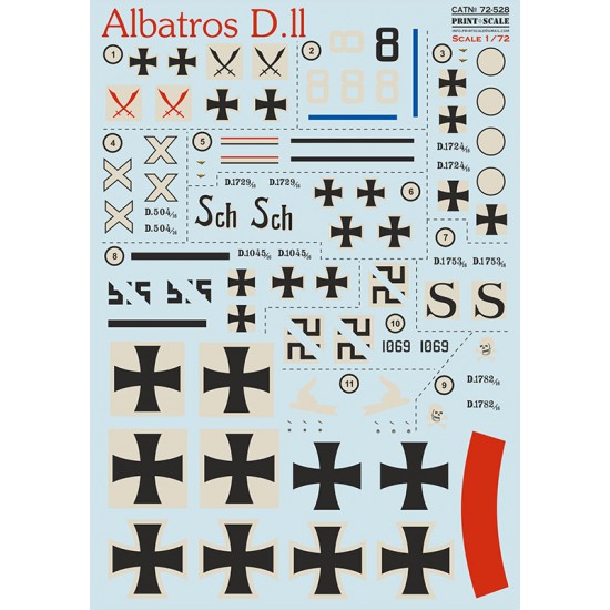 1/72 Albatros D.II Decal