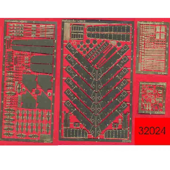 1/32 Mikoyan-Gurevich MiG-23 Tail Pylons, Parachute Fairing Detail Set for Trumpeter kits