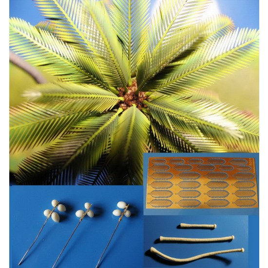 1/48, HO Scale Straight Palm Tree (180mm)