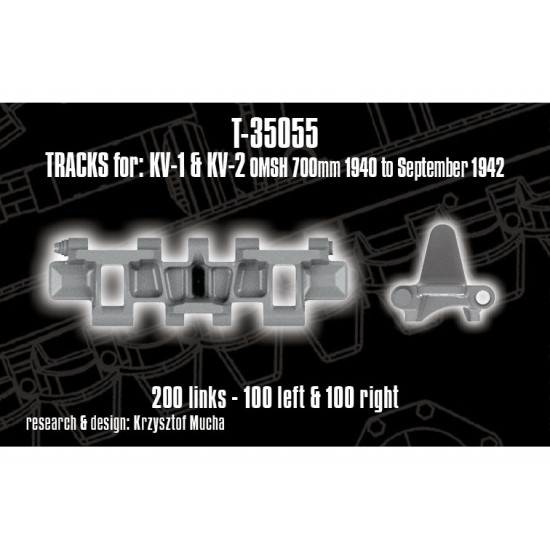 1/35 Tracks for KV-1 & KV-2 OMSH 700mm - 1940 to September 1942