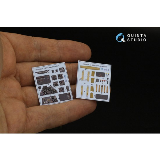 1/48 Arado Ar 196A-3 Interior Detail Parts for Italeri kits