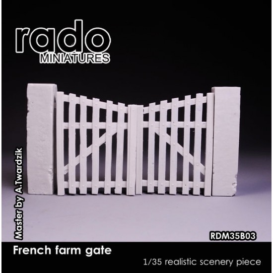 1/35 French Farm Gate with 2 Pillars