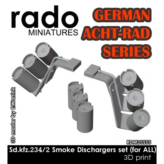 1/35 Sdkfz.234/2 Smoke Dischargers Set (German Acht-rad series)