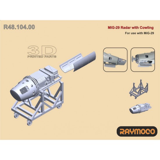 1/48 Mikoyan MiG-29 Radar with Cowlings