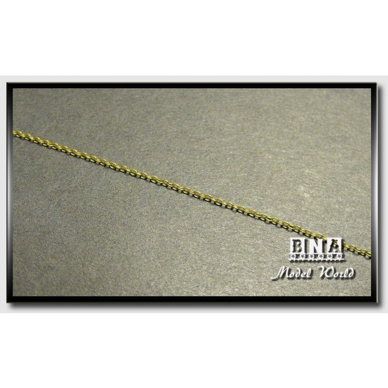 Brass Link Chain 1,3 x 1,75 (1 metre)