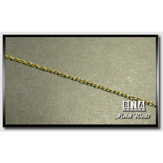 Brass Link Chain 1,9 x 2,6 (1 metre)