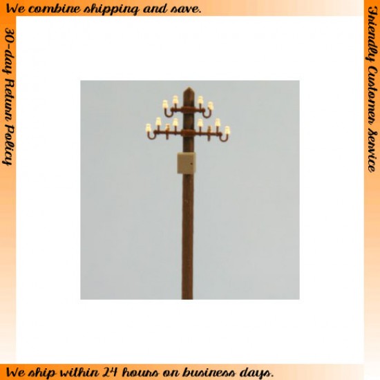 HO scale (1/87) - Lamp & Electric Pole Vol.13