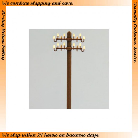 HO scale (1/87) - Lamp & Electric Pole Vol.15